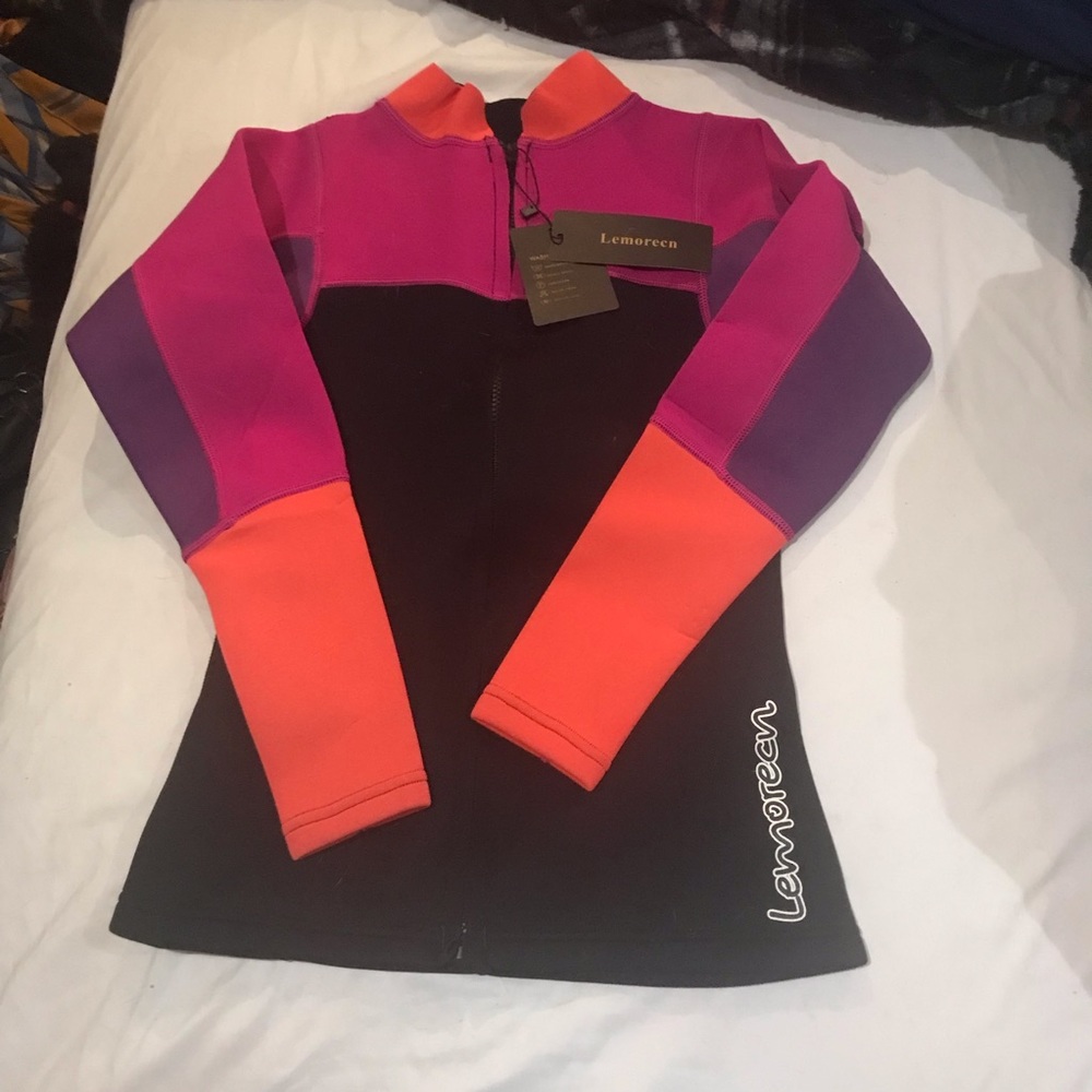 Lemorecn Neoprene Scuba Wet Suite Top Size 6